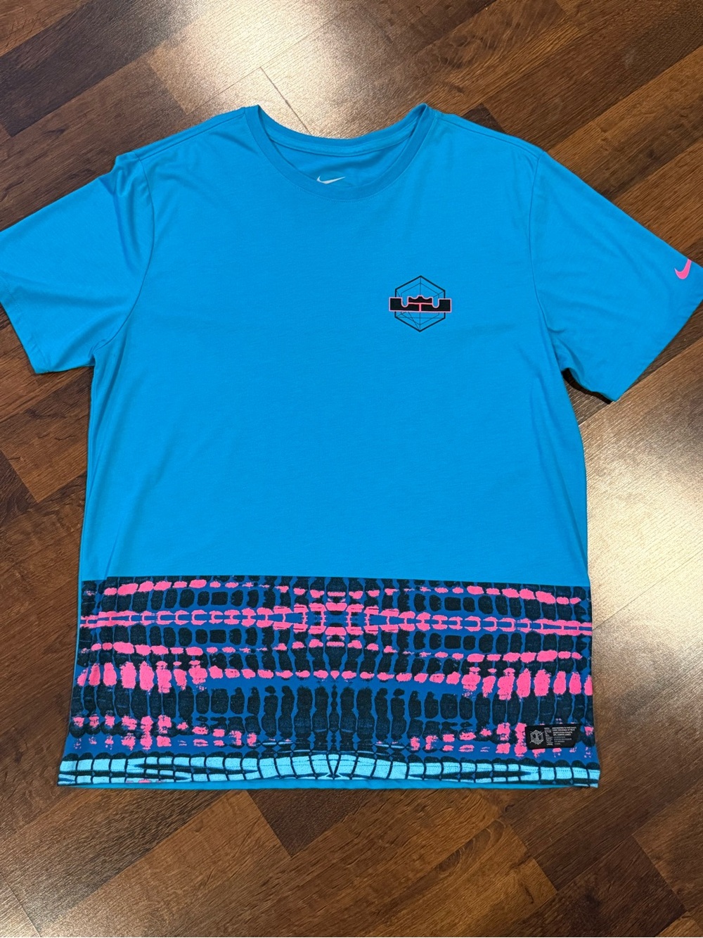 Nike Teal Dri-fit LeBron James South Beach t shirt (size XL)